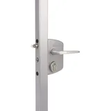 Locinox Gittertorschlossset LAKQ, PZW 160 x 90 x 31 mm Aluminium Silberfärbig