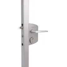 Locinox Gittertorschlossset LAKQ, PZW 160 x 90 x 31 mm Aluminium Silberfärbig