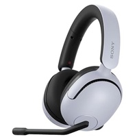 Sony INZONE H5 - Wireless Gaming Headset, 360 Spatial Sound für Gaming, komfortabler Sitz, 28 Std. Akkulaufzeit, geringe Latenz, Mikrofon mit AI, PC & PS5 kompatibel - Weiß