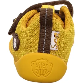 Affenzahn Knit Happy Tiger Jungen Klettschuh gelb