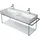 Duravit DuraSquare 126,5x45cm, wandhängend, schwarz matt