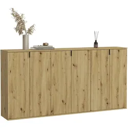 Schuhschrank Projekt X ca.183x99x34cm Eichefarben