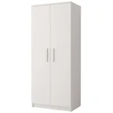 moeblo Drehtürenschrank MARSALA 80 x 193 x 50 cm Weiß