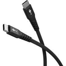 goobay USB-C 0,5 m Schwarz