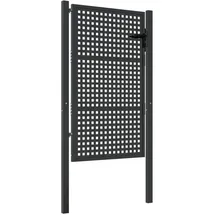 vidaXL Gartentor Anthrazit 105x175 cm Stahl
