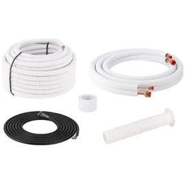 ThermoFlux Klimaanlagen Montageset 1/4 Zoll und 1/2 Zoll 10 Meter
