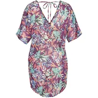 VENICE BEACH Chiffontunika Damen beere bedruckt Gr.40