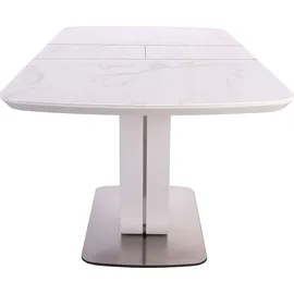 SalesFever Devin 160/200 x 76 x 90 cm weiß/silber