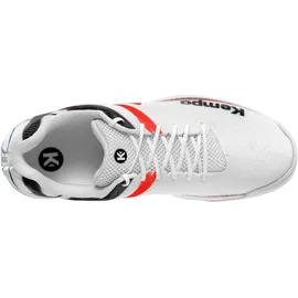 Kempa Wing 2.0 Handballschuhe weiß/rot/schwarz