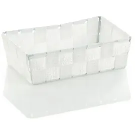 Kela Korb Alvaro Regalkorb 23 x 15 x 6 cm weiß