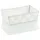 Kela Korb Alvaro Regalkorb 23 x 15 x 6 cm weiß