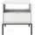 Feldmann-Wohnen Nachtschrank Nova 54 x 39 x 56 cm Weiß