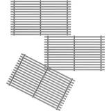 Htanch 47,5 cm SUS304 9 mm Grillroste für Weber Genesis II 400 und Genesis II LX 400, Genesis II/LX E410 E415 E435 E440 S410 S415 S435 S440 Serie Grills, 3 Packungen Grillrostteile für Weber 6600 89 g