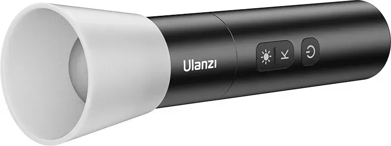 ULANZI LM07 Fotografie Taschenlampe LED Video Licht 2000K-5500K Bi-Farbtemperatur 4 Helligkeitsstufen 2000mAh Akku 187g Tragbar Zoombar Licht für Nachtsicht Fotografie Camping Jagd