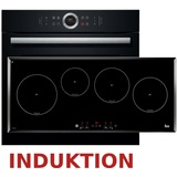 Herdset Induktion Autark Bosch Backofen + Induktion Kochfeld 90cm Teka NEU&OVP