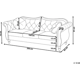 Beliani Beliani, Sofa SKIEN