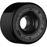 Rollerbones Art Elite Derby Räder 101 A Wettbewerb Roller Skate Rollen (8 Stück), schwarz