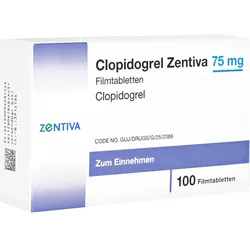 Clopidogrel Zentiva 75 mg Filmtabletten 100 St