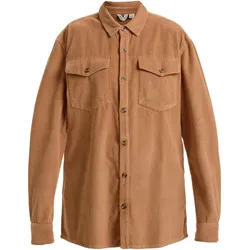 Roxy LET IT GO CORD Langarmhemd Damen in camel, Größe XL