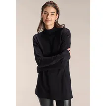 TAMARIS Stehkragenpullover Schwarz XS