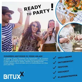 BITUXX Bierzeltgarnitur Stehtisch 241 x 0 x 0 cm Beige/Grün
