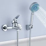 luxuskollektion Badewannenarmatur mit Handbrause, 5 Funktionen Set für Badewanne