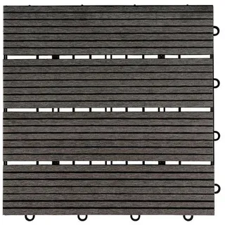 Home Deluxe WPC Bavaro anthrazit 30 x 30 x 2,2 cm