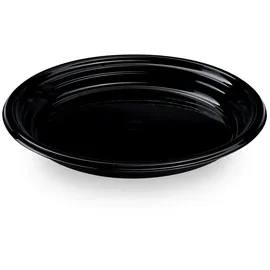 Papstar Menüteller Kunststoff Ø 22 cm 12 St. Schwarz