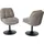 Jahnke Schalenstuhl KISS TWIST DUO Polyester palladiumgrau 2er Set