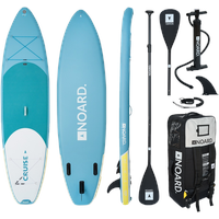 Stand Up Paddle Surfboard türkis blau NOARD SUP 326x85x15cm SUP Board Set