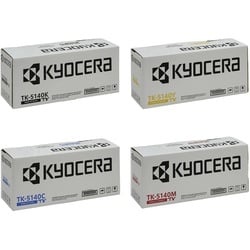 Kyocera Original TK-5140 Toner Sparset/Multipack (Schwarz, Gelb, Cyan, Magenta)