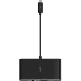 Belkin USB-C Multimedia Adapter HDMI/VGA 10 cm schwarz