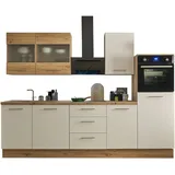 Stella Trading Küchenzeile Capri 280 cm weiß