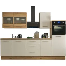 Stella Trading Küchenzeile Capri 280 cm weiß