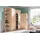 WIMEX Drehtürenschrank Multiraumkonzept 40 x 185 x 54 cm Holzoptik