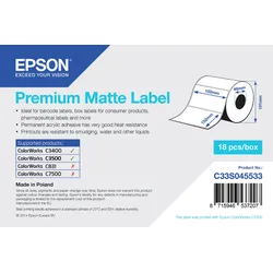 Epson Etikettenrolle, Normalpapier, 102x152mm, C33S045533