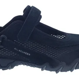 Allrounder by Mephisto Niro Damen Outdoor Fitnessschuhe, Schwarz (Black/Black Coresuede N 84/O.Mesh 84), 37 EU