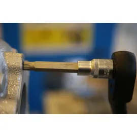BRILLIANT TOOLS 1/2" Vielzahn-Bit-Stecknuss 100 mm lang