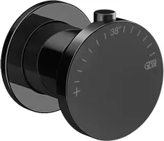 Gessi ORIGINI Thermostat Metall schwarz - Metall schwarz