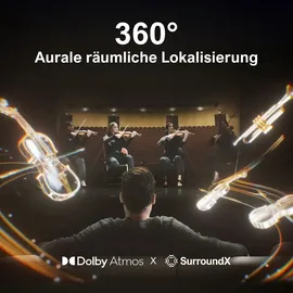 ultimea 7.1 Dolby Atmos Soundbar für TV, Heimkino Sound System Poseidon D80 - Schwarz