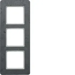 Berker 10136020 Rahmen 3fach Q.7 Beton Strukturiert