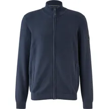 s.Oliver Strukturmix-Strickjacke blau M