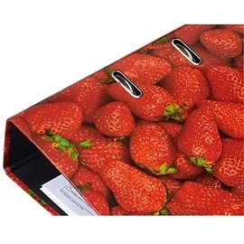 Herlitz maX.file Motivordner Erdbeere DIN A4 80 mm Rot 1 St.