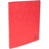 Exacompta 54255E – Karton mit 2 Ringen 15mm, Rücken 20mm, 32x25cm für Format DIN A4 Rot