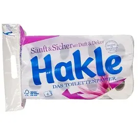 Hakle Toilettenpapier Sanft & Sicher 4-lagig 8 Rollen