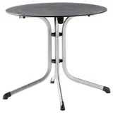 Sieger Boulevard Klapptisch Ø 85 x 73 cm Graphit/Schiefer