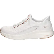 SKECHERS Contour Foam Golden Hour Damen Weiß/Roségold 37