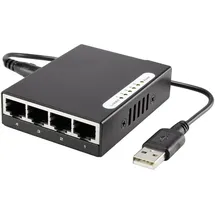 Renkforce RF-4451433 RF-4451433 Netzwerk Switch 5 Port 100MBit/s USB-Stromversorgung