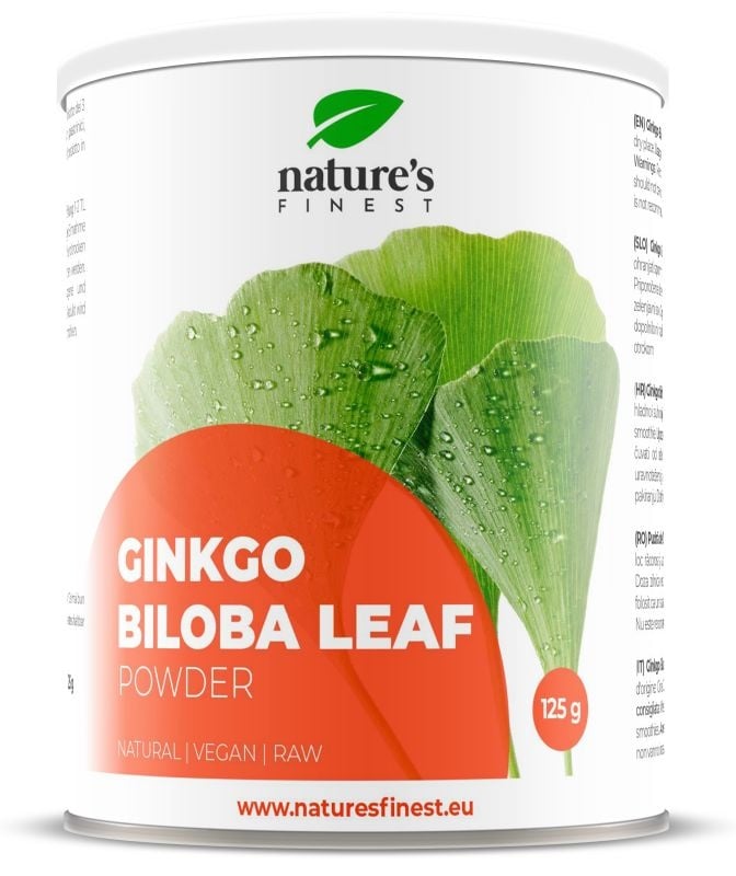 Nature's Finest Ginkgo Biloba Blatt Pulver 125 g