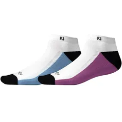 Footjoy ProDry Golf Herrensocken Sport 2er Pack weiss